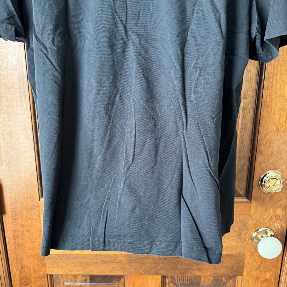 #22 Lacoste Black Crewneck Short Sleeve Tee Size 8 (3XL) - Picture 10 of 11